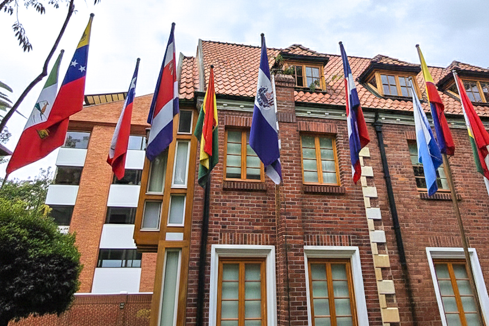 Embassy district in Bogotá